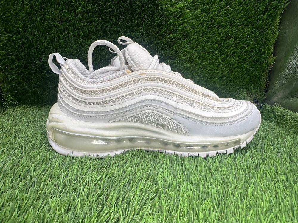 Nike Air Max 97 DH8016-100 Athletic Sneaker Women's 6.5 White Synthetic Jogging